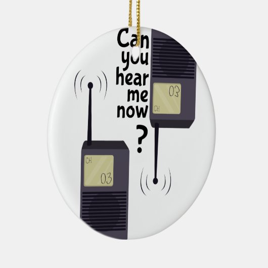 Hören Sie mich Keramikornament (Rechts)