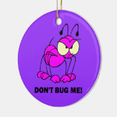 hören Sie mich nicht ab Keramik Ornament (Links)