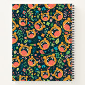 Hören Sie mich Roar Tiger Jungle Personalisiert Notizblock (Rückseite)