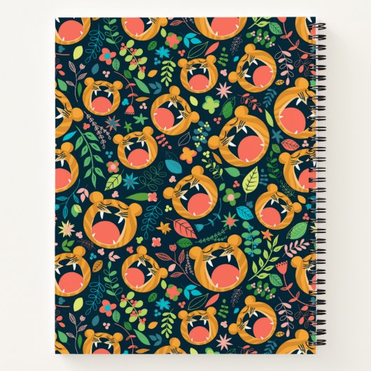 Hören Sie mich Roar Tiger Jungle Personalisiert Notizblock (Rückseite)