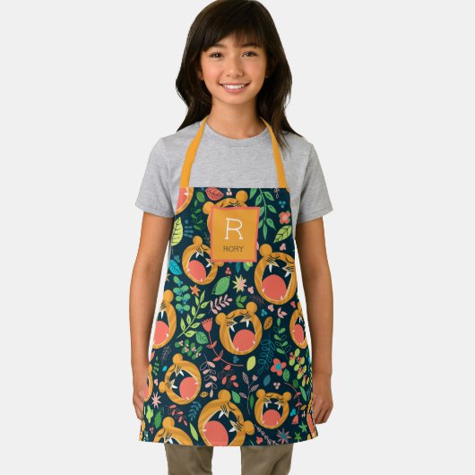 Hören Sie mich Roar Tiger Jungle Personalisiert Schürze (Insitu)