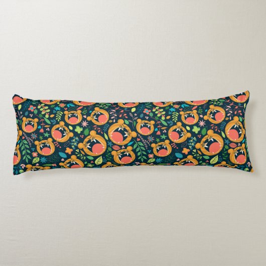 Hören Sie mich Roar Tiger Jungle Personalisiert Seitenschläferkissen (Rückseite)