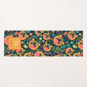 Hören Sie mich Roar Tiger Jungle Personalisiert Yogamatte (Vorderseite (Horizontal))