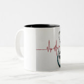 Hören Sie mit dieser Tasse den Kaffee-Beat (Vorderseite Links)