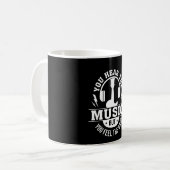 Hören Sie Musik-Gefühl-Bass-Bass-Gitarristen Kaffeetasse (Vorderseite Links)