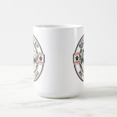 Hören Sie nicht auf, den Funny Golden Retriever Hu Kaffeetasse (Mittel)