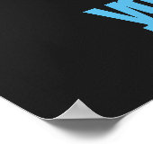 Hören Sie nicht auf, Motivierend inspirierend erfo Poster (Ecke)