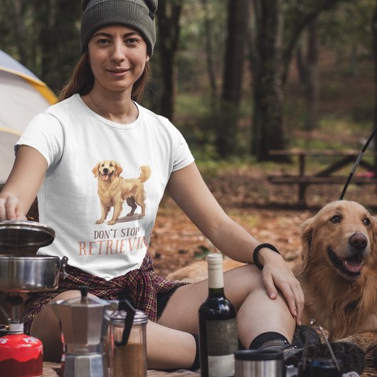 Hören Sie nicht auf, zurückzukehren - Hundeliebend T-Shirt