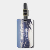 Hören Sie nie auf zu erkunden Gepäckanhänger (Vorderseite vertikal)