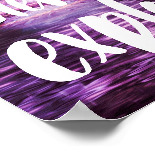 Hören Sie nie auf zu erkunden Poster (Ecke)