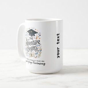 Hören Sie nie auf zu lernen Kaffeetasse