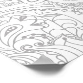 Hören Sie niemals auf, das farbige Poster zu träum (Ecke)