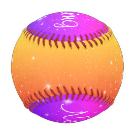 Hören Sie niemals auf, die bunten Sterne zu träume Baseball