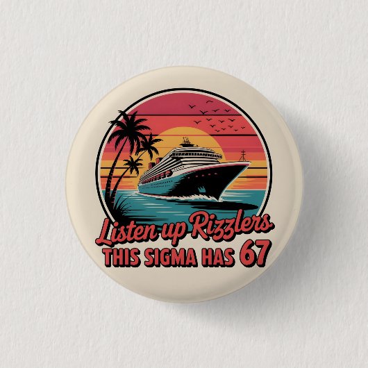 Hören Sie Rizzlers Dieses Sigma hat 67 Aura Button (Vorderseite)