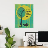 Hören Sie sich das Crabgrass Retro Poster an (Heimbüro)