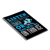 Hören Sie sich den Skaten Coach an, oder Sie sind  Notizblock (Rechte Seite)