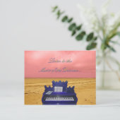 Hören Sie sich die Musik der Postkarte des Univers (Stehend Vorderseite)