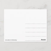 Hören Sie sich die Musik der Postkarte des Univers (Rückseite)