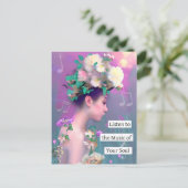 Hören Sie sich die Musik Ihres Souls an | Inspekti Postkarte (Stehend Vorderseite)