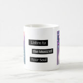 Hören Sie sich die Musik Ihres Souls an | Inspirat Kaffeetasse (Mittel)
