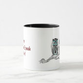 Hören Sie, sprechen Sie keine bösen Owls Tasse (Zentrum)