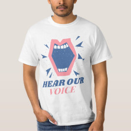 Hören Sie unser T-Shirt des Sprachaktivisten