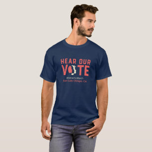 Hören Sie unsere Abstimmung - den März SLO T-Shirt