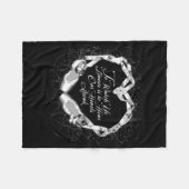 Hören Sie unsere Ballettherzen Fleecedecke (Vorderseite (Horizontal))