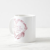 Hören Sie unsere Ballettherzen Kaffeetasse (Vorderseite Links)