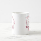 Hören Sie unsere Ballettherzen Kaffeetasse (Mittel)