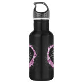 Hören Sie unsere Ballettherzen Trinkflasche (Rückseite)