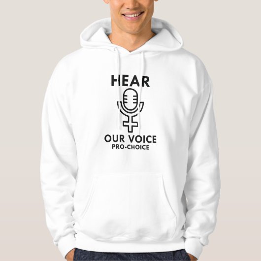 Hören Sie unsere Voice Pro Wahl Hoodie (Vorderseite)