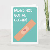 Hören Sie, wie Sie eine Ouchie Got haben! Gute Arb Karte (Vorderseite)