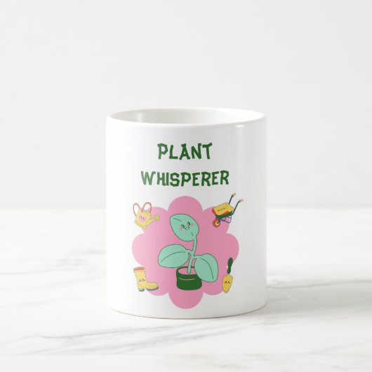 Hören Sie, wie sie wachsen: Der perfekte Gärtner Kaffeetasse (Mittel)