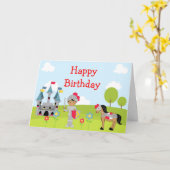 Hören Sie Ye Afar American Knight Birthday Karte (Gelbe Blume)