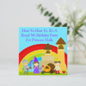 Hören Sie Ye, es ist ein Royal Party CSTM Einladung (Stehend Vorderseite)