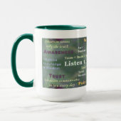 Hören Sie zu Ihrer Intuitionsschale Tasse (Links)