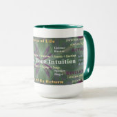 Hören Sie zu Ihrer Intuitionsschale Tasse (VorderseiteRechts)