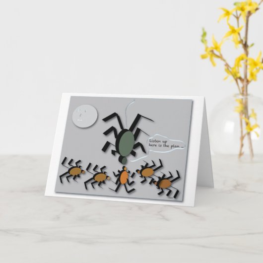 Hören Sie zu Karte (Gelbe Blume)