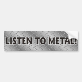 Hören Sie zum Metall, Schwermetallmusik-Aufkleber Autoaufkleber