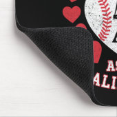 Hören stehlen, als ob ich Baseball Lover stehle Mousepad (Ecke)