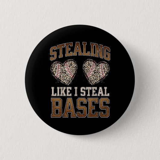 Hören stehlen, als ob ich die Baseball-Werte stehl Button (Vorderseite)