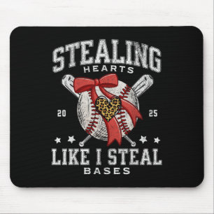 Hören stehlen, als ob ich die Baseball-Werte stehl Mousepad
