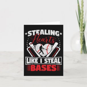 Hören stehlen, wie ich Bases Softball Baseba stehl Karte
