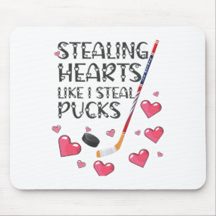 Hören stehlen, wie ich Pucks Valentinstag stehlen Mousepad