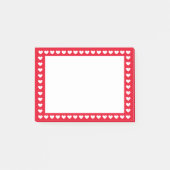 Hören um individuell anpassbare Inhalte Post-it Klebezettel (Vorderseite)