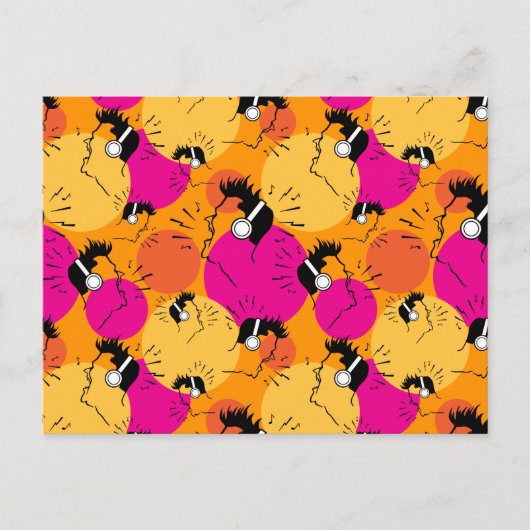 Hören und singen postkarte (Vorderseite)