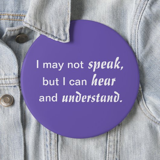 Hören und verstehen button (Beispiel)