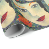 HÖREN ZU DEN FISCH-FLÜSTERN GESCHENKPAPIER (Rolleneckpunkt)