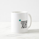 Hörend nicht, auf Sie Kaffeetasse (VorderseiteRechts)